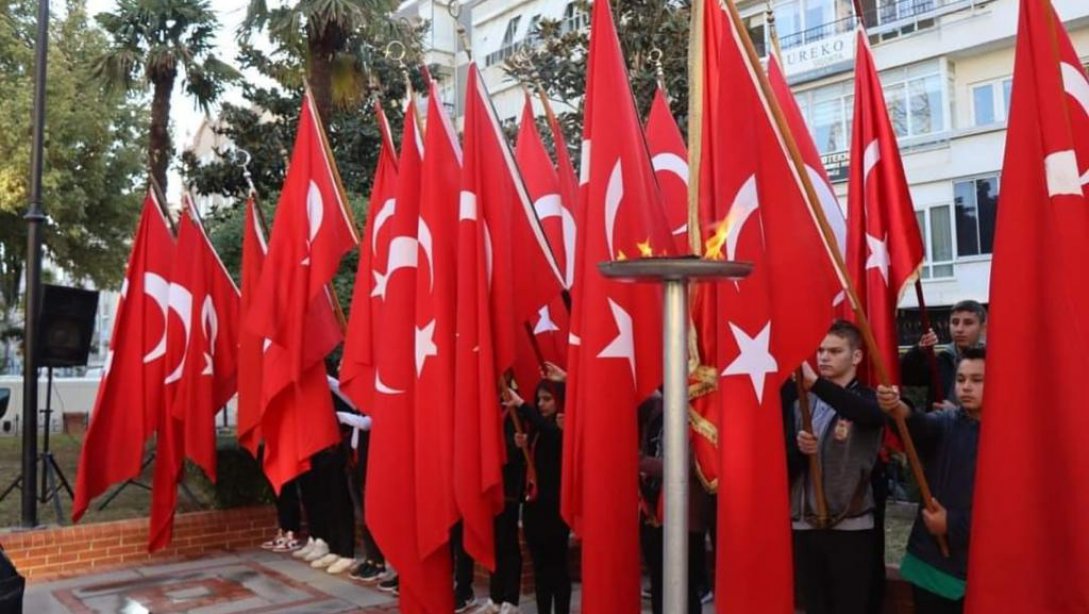 Cumhuriyetimizin Kurucusu Gazi Mustafa Kemal Atatürk'ü, Ebediyete İrtihalinin 84.Yılında Törenlerle Andık.