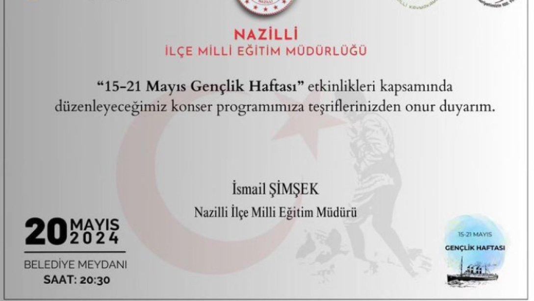 15-21 Mayıs Gençlik Haftası Etkinlikleri 