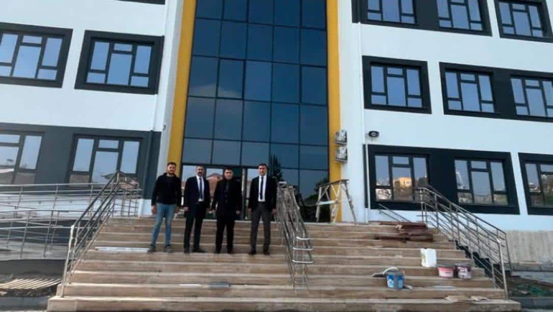 Nazilli Lisesi ve Nahit Menteşe Mesleki ve Teknik Anadolu Lisesi İnşaatı Ziyaret Edildi